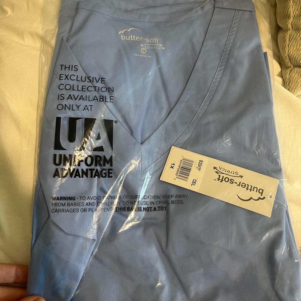 Ceil Blue Scrub top